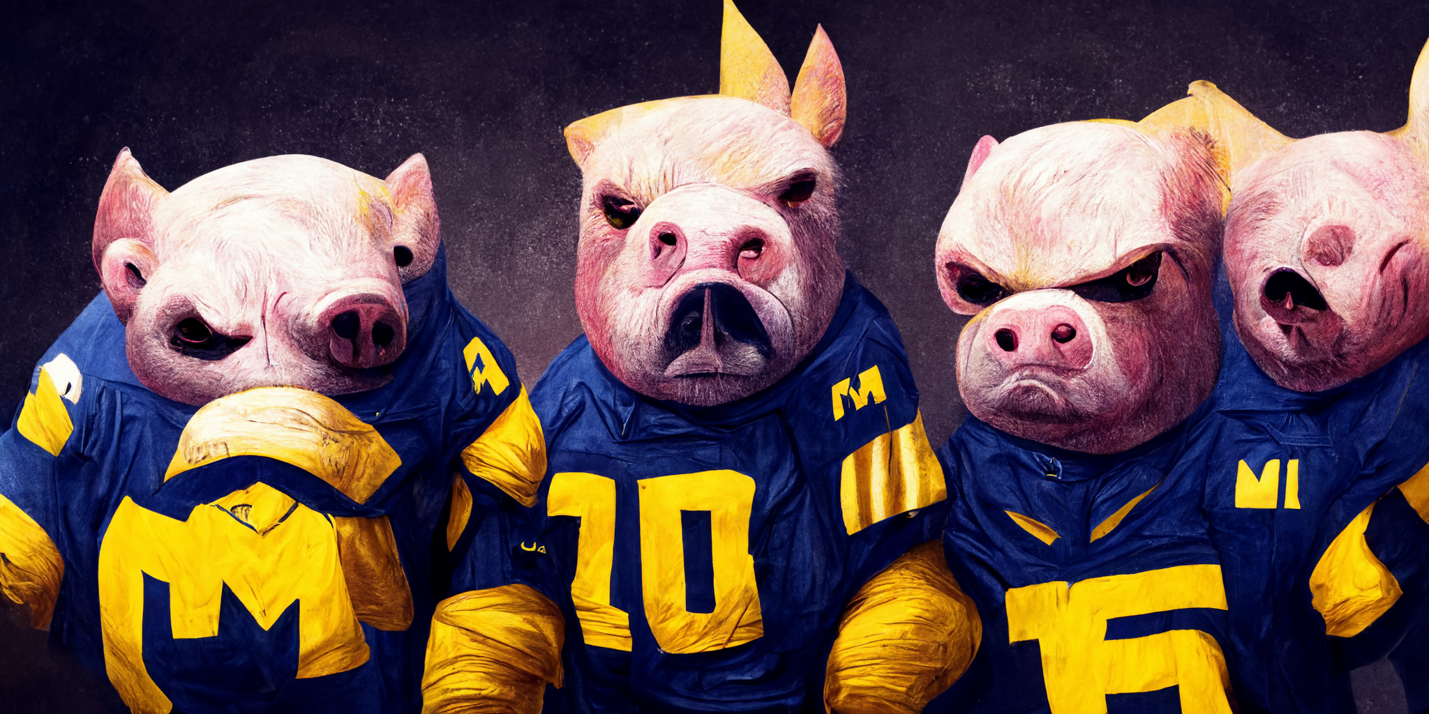 Michigan has the hogs.