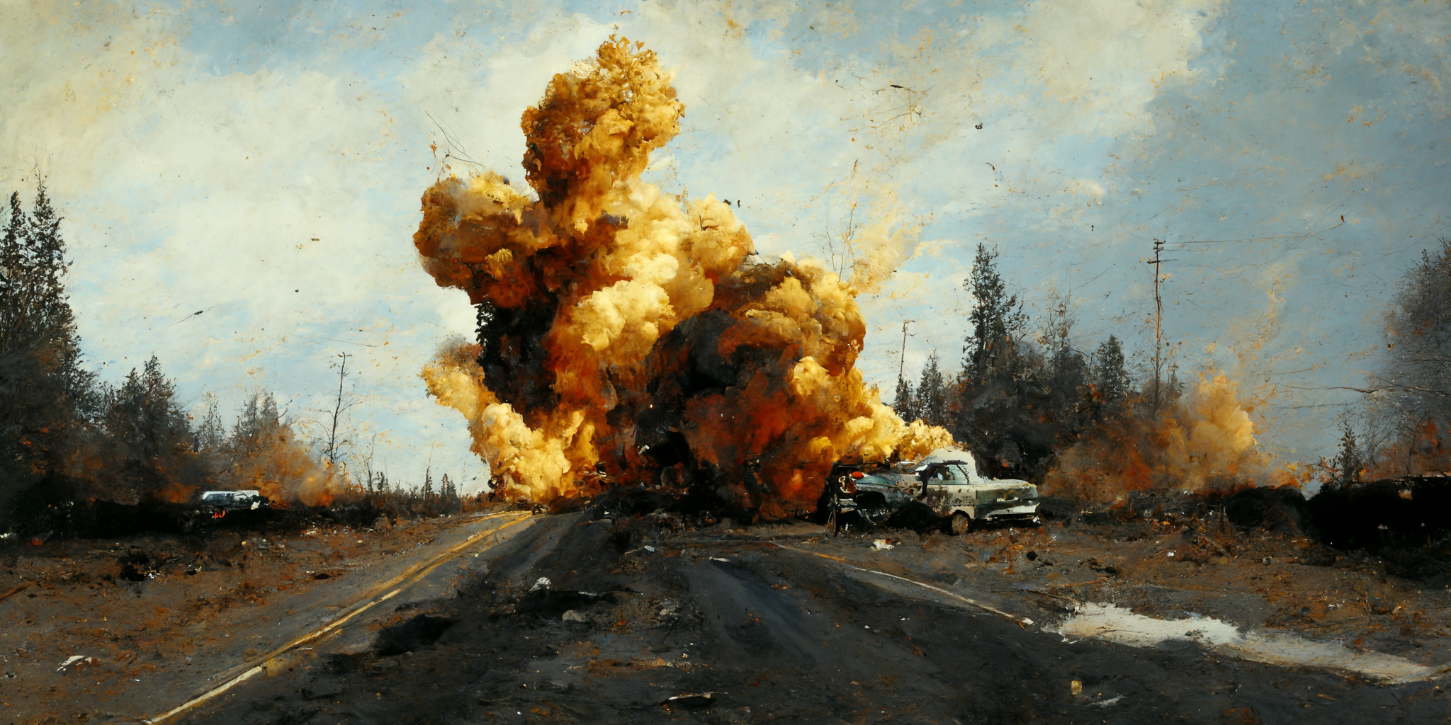 AI-Generated image for "Scott Frost Dies in Car Bomb"