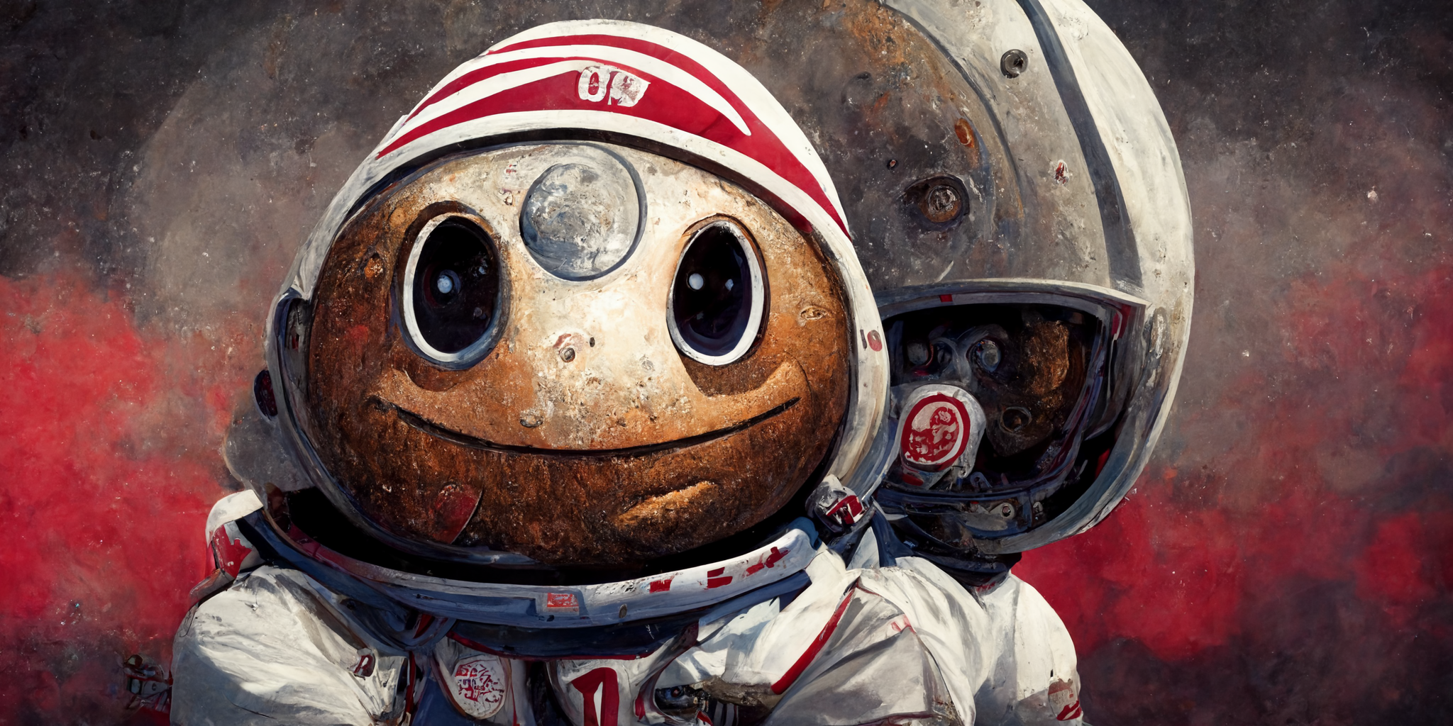 AI-Generated Image of Astronaut Brutus BUckeye