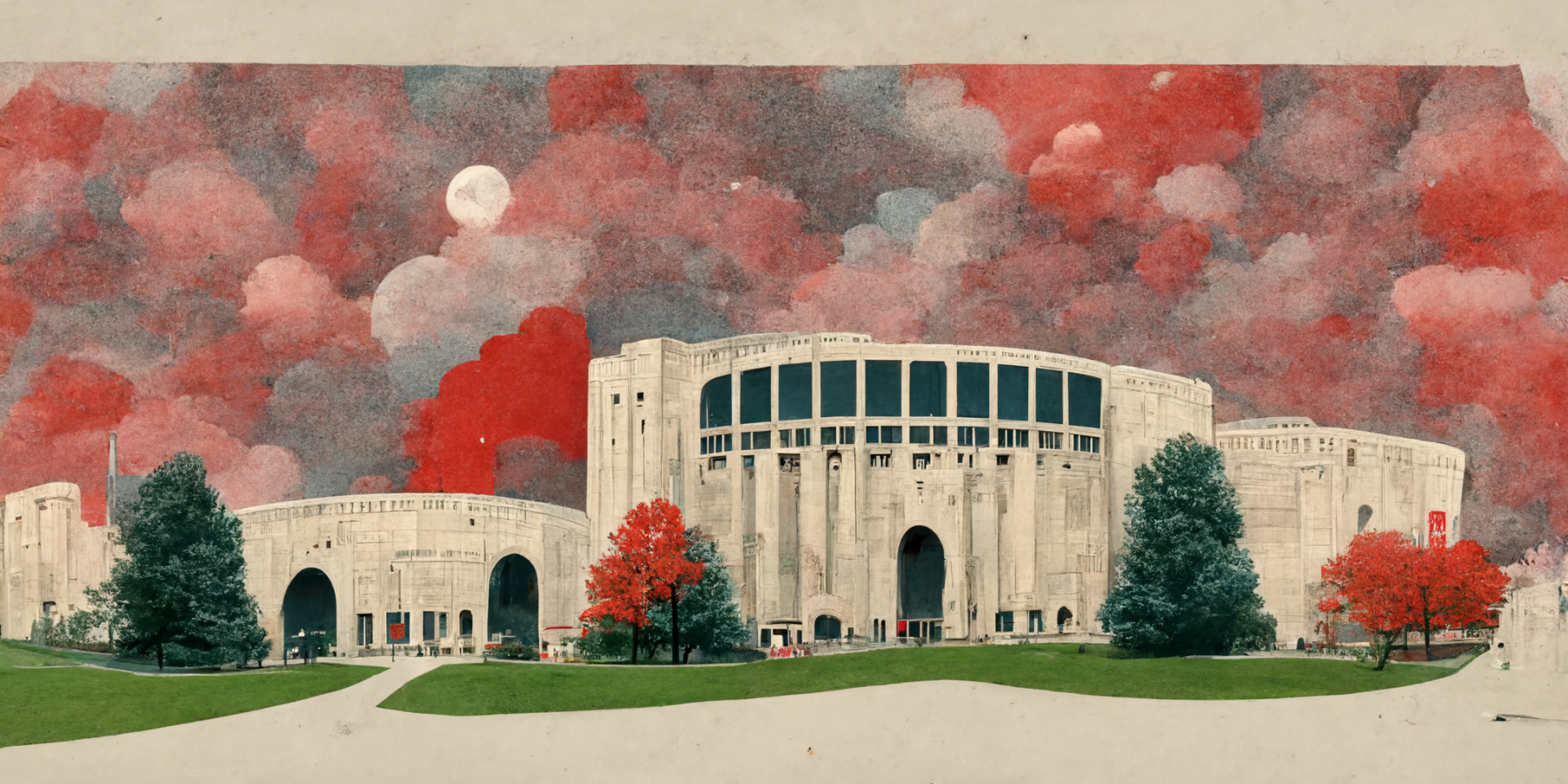 Ohio Stadium in the fall.