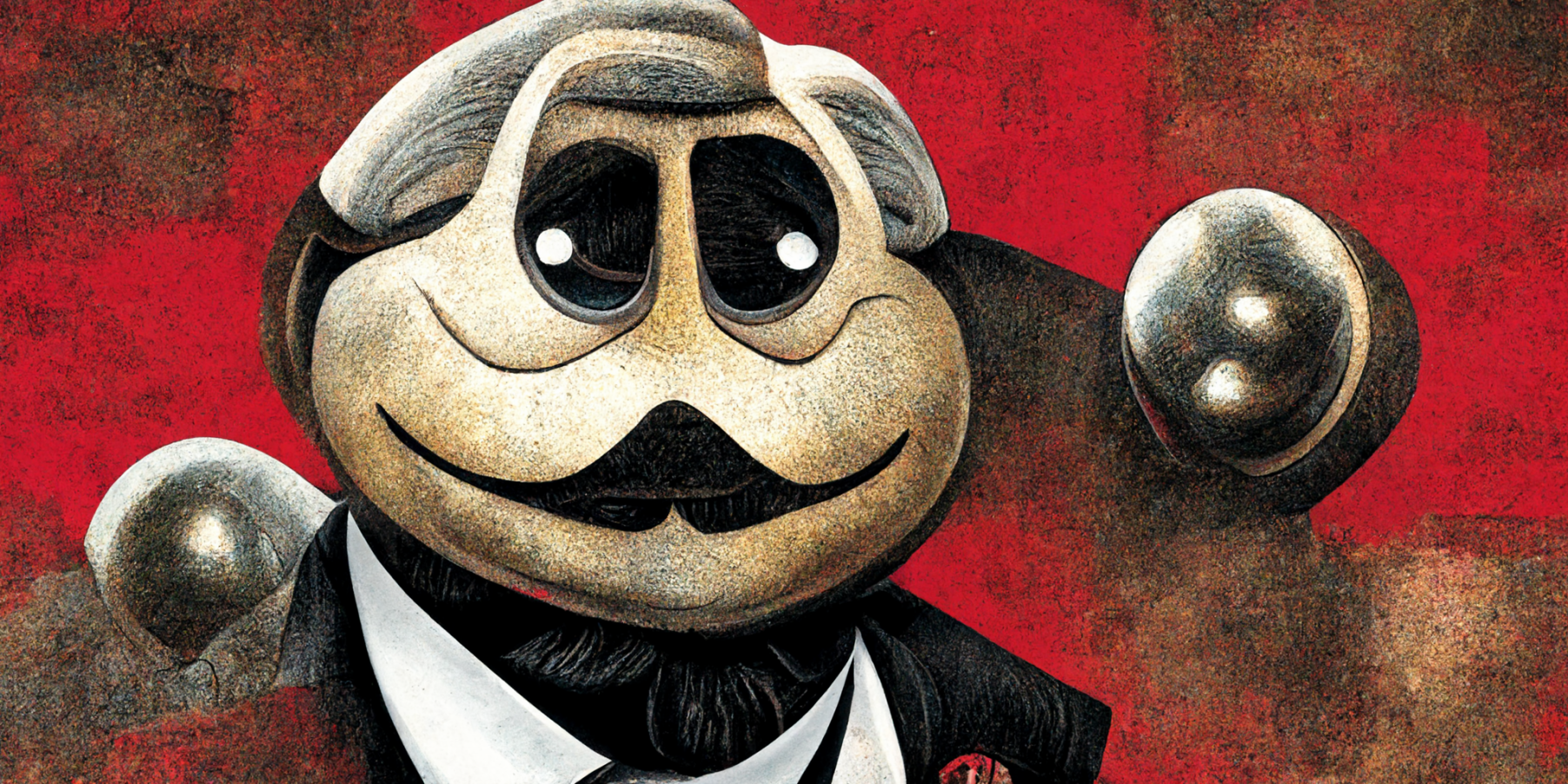 Brutus is a robber baron