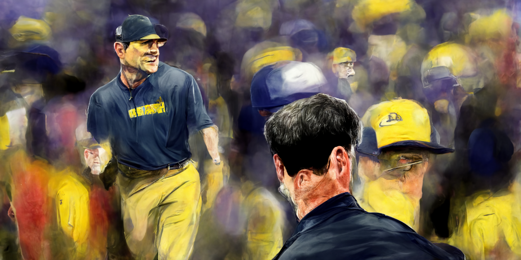 Breakfast Kegger: Jim Harbaugh is Walking Backward