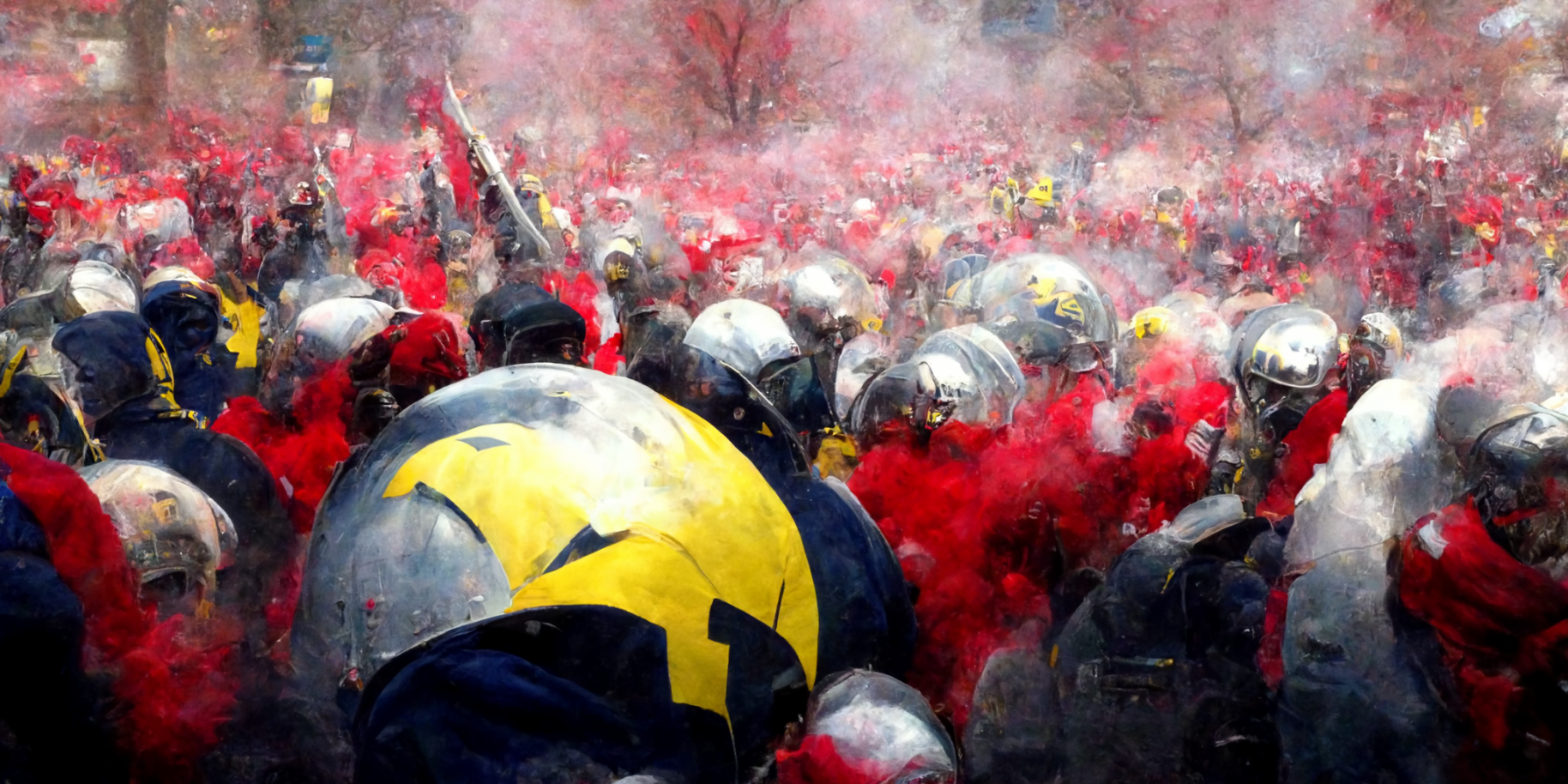 Ohio State and Michigan riot